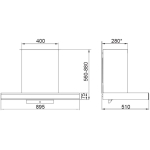 Robam 老板 A8323 90厘米 1180m³/h T型系列  掛牆式抽油煙機